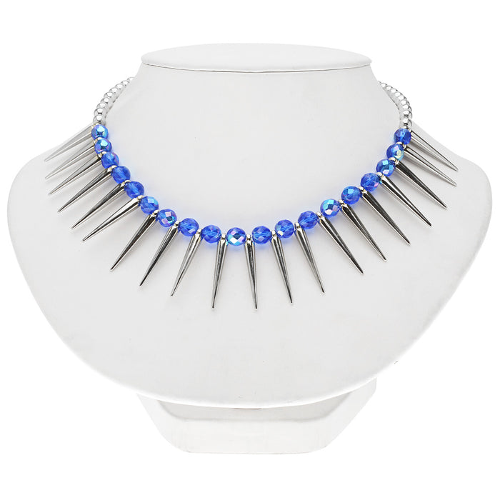 Retired - Sapphires & Spikes Necklace
