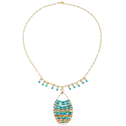 Retired - Turquoise Sahara Necklace