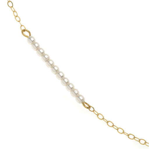 Petite Pearl Bar Necklace