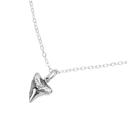 Retired - Sterling Shark Tooth Necklace