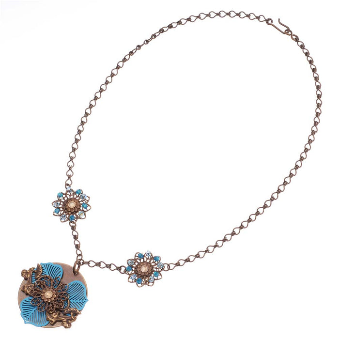 Retired - Pressed Flowers Necklace