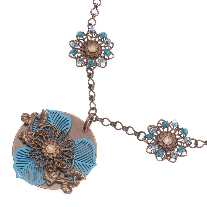 Retired - Pressed Flowers Necklace