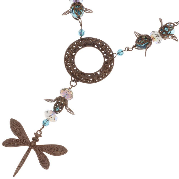 Retired - Dragonflies at Dusk Necklace