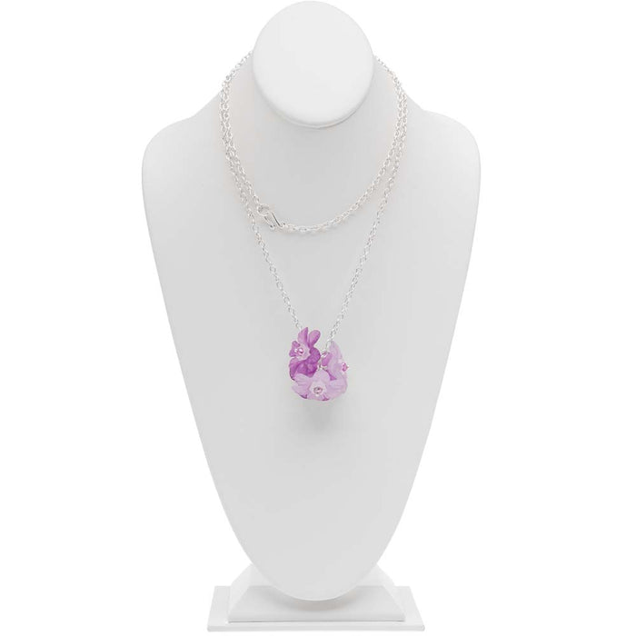 Retired - Lucite Flower Ball Necklace
