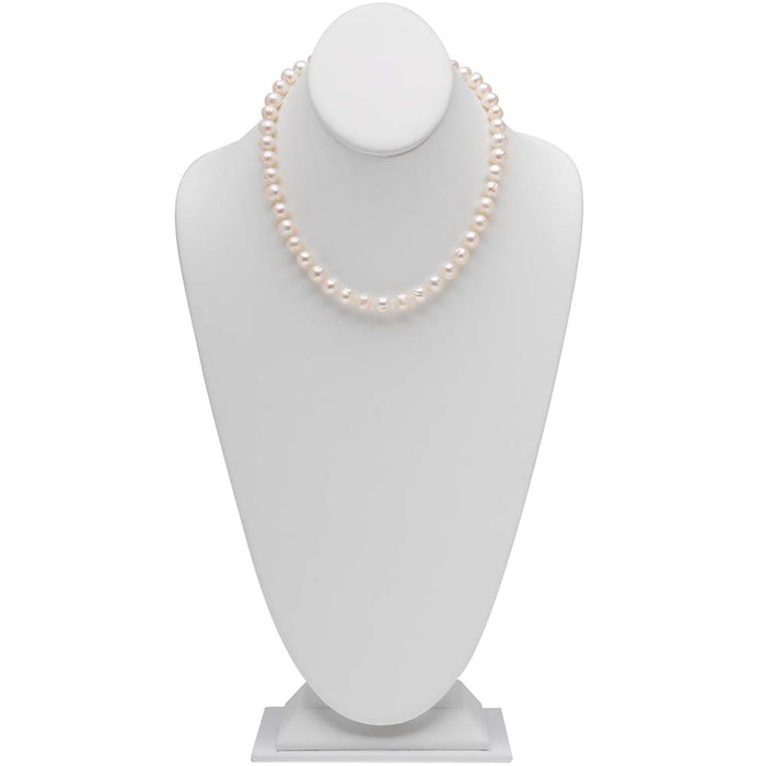 Classic 16 Inch Knotted Pearl Necklace (Reboot)