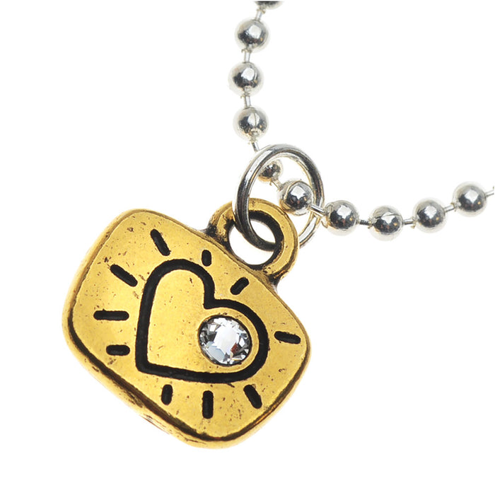 Retired - Two-Tone Love Necklace