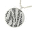 Retired - Zebra Print Crystal Necklace