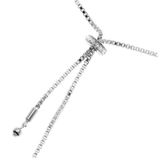 Retired - Austrian Crystal Slider Lariat Necklace