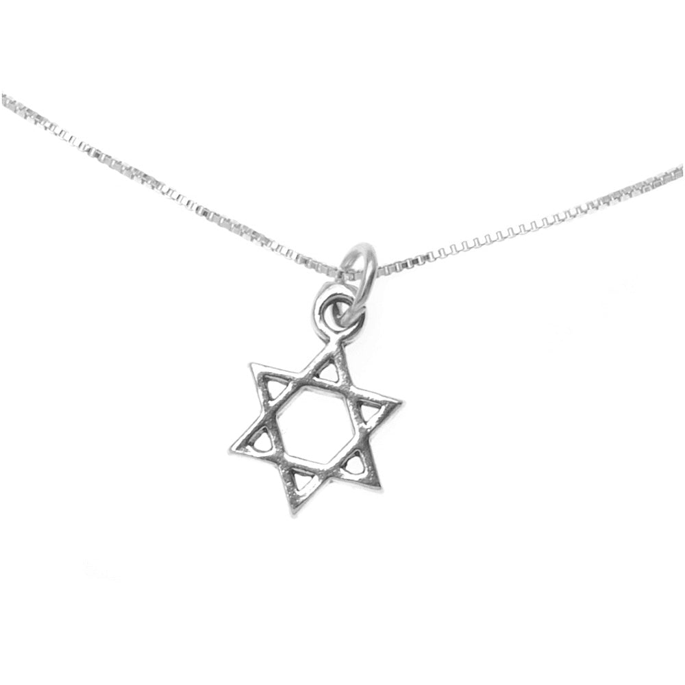 Retired - Sterling Silver Star of David Necklace