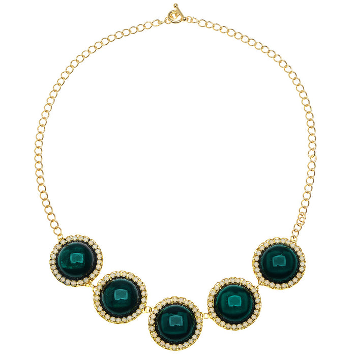 Retired - Holiday Elegance Necklace in Emerald