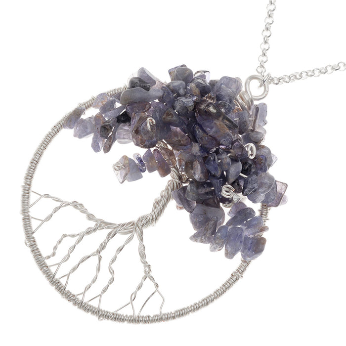 Tanzanite Wire Wrapped Tree of Life