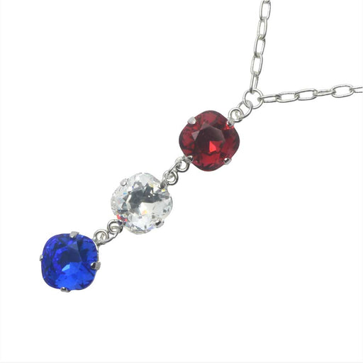 Retired - Patriotic Crystal Necklace