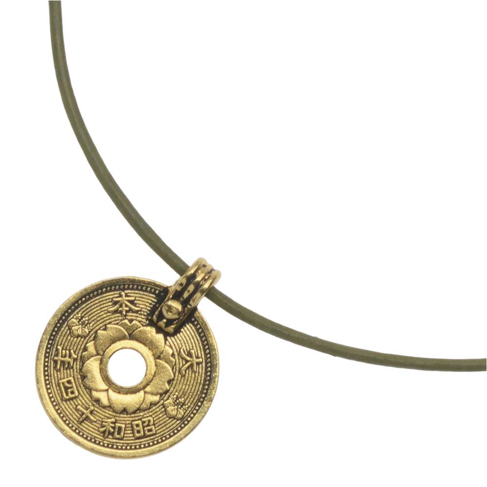 Asian Coin Necklace in Gold — Beadaholique