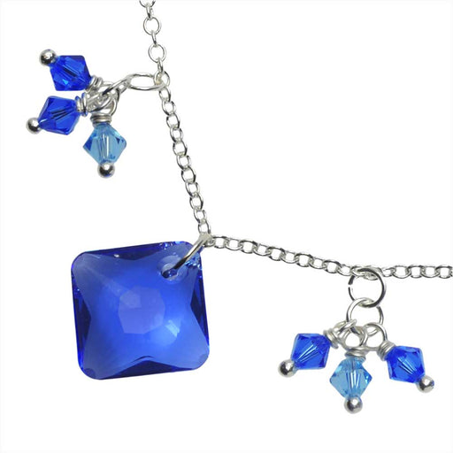 Retired - Sapphire Princess Necklace featuring Austrian Crystals