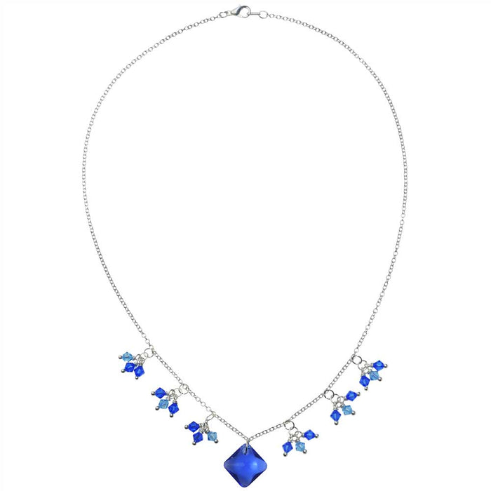 Retired - Sapphire Princess Necklace featuring Austrian Crystals