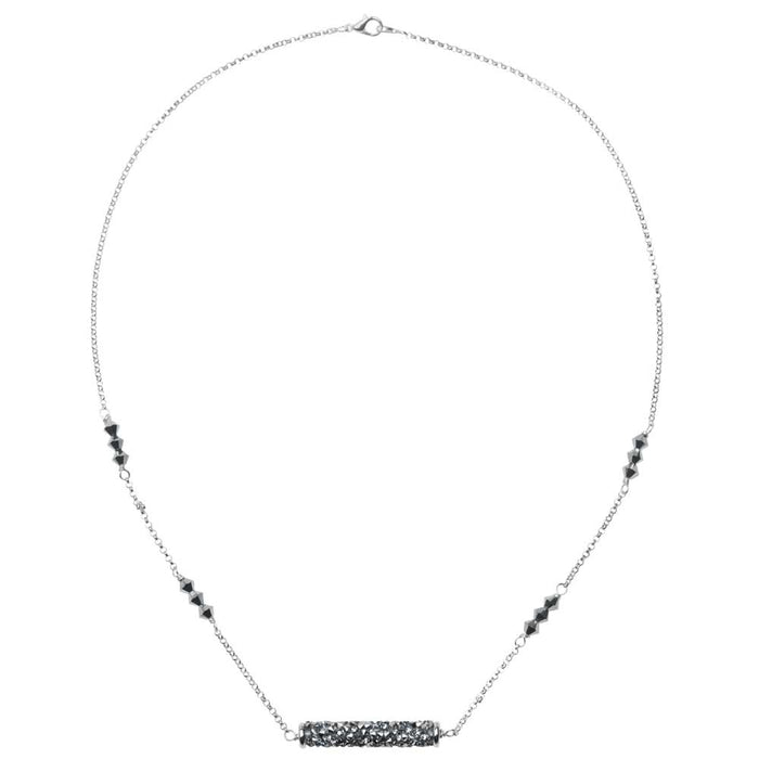 Retired - Roxy Necklace in Crystal Light Chrome