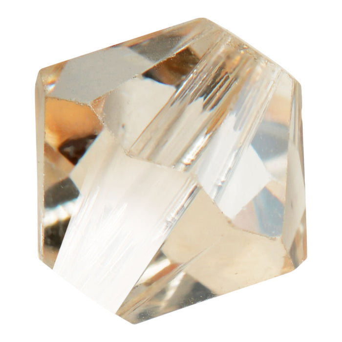 Preciosa Czech Crystal, Bicone Bead 10mm, Crystal Honey (24 Pieces)