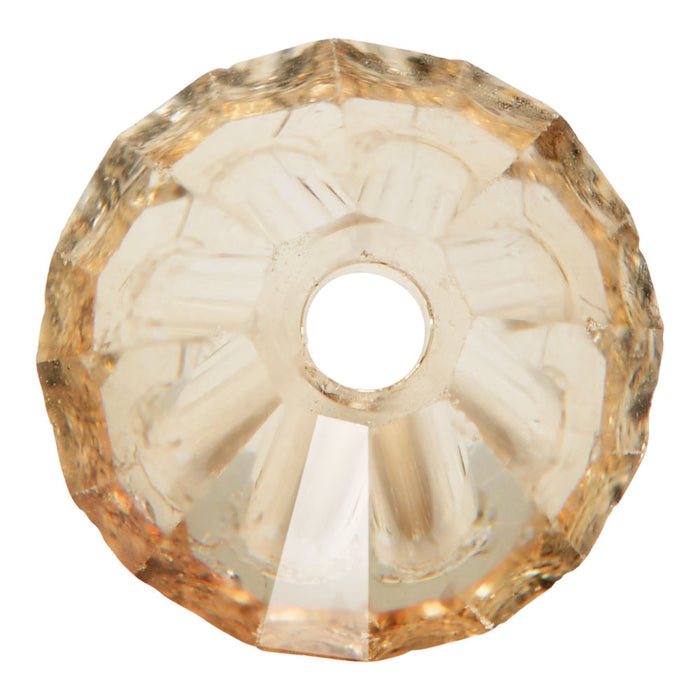 Preciosa Czech Crystal, Bicone Bead 10mm, Crystal Honey (24 Pieces)