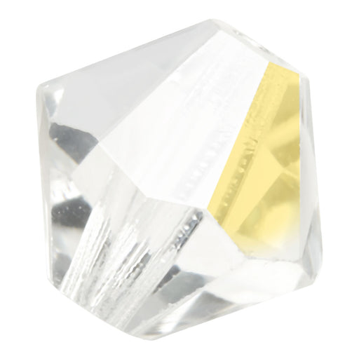 Preciosa Czech Crystal, Bicone Bead 10mm, Crystal Argent Flare (24 Pieces)