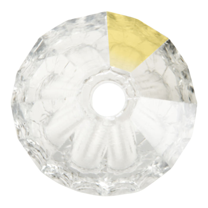 Preciosa Czech Crystal, Bicone Bead 10mm, Crystal Argent Flare (24 Pieces)