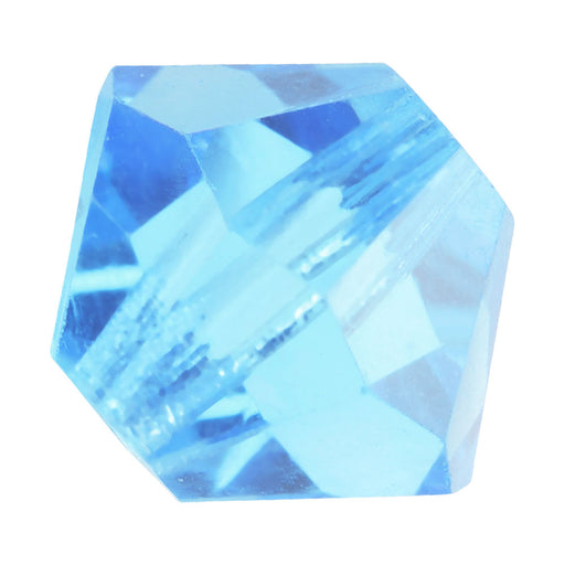 Preciosa Czech Crystal, Bicone Bead 3mm, Aquamarine (90 Pieces)