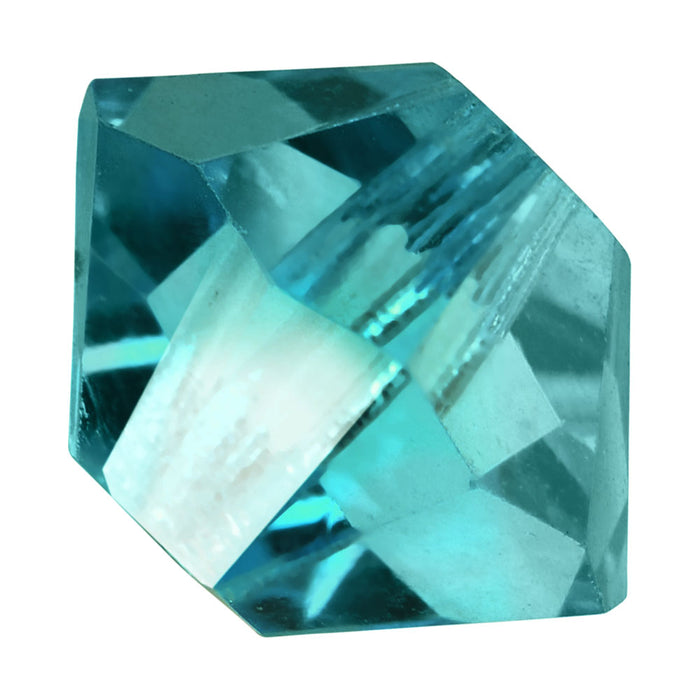 Preciosa Czech Crystal, Bicone Bead 3mm, Blue Zircon (36 Pieces)