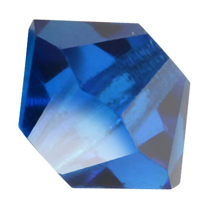 Preciosa Czech Crystal, Bicone Bead 3mm, Capri Blue (36 Pieces)