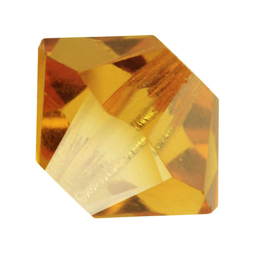 Preciosa Czech Crystal, Bicone Bead 3mm, Topaz (36 Pieces)