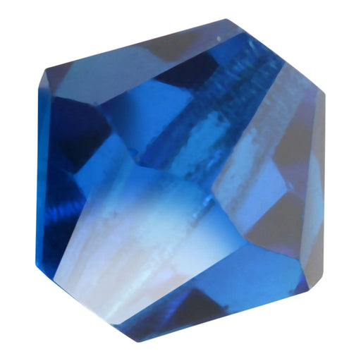 Preciosa Czech Crystal, Bicone Bead 4mm, Capri Blue (40 Pieces)