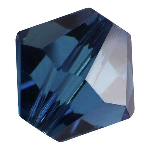 Preciosa Czech Crystal, Bicone Bead 4mm, Montana (40 Pieces)