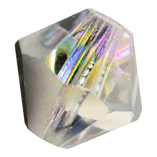 Preciosa Czech Crystal, Bicone Bead 4mm, Light Vitrail Halfcoat (40 Pieces)