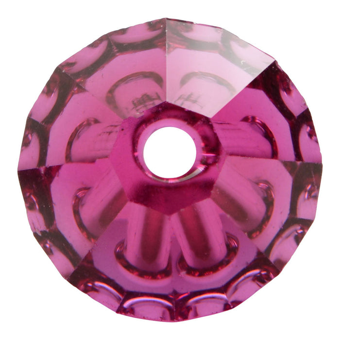 Preciosa Czech Crystal, Bicone Bead 4mm, Fuchsia (40 Pieces)