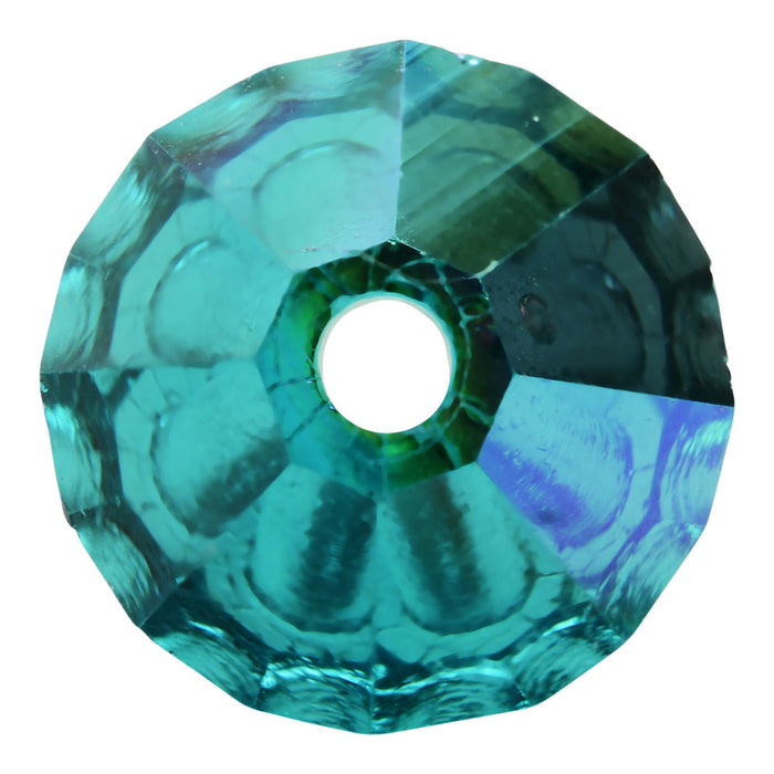 Preciosa Czech Crystal, Bicone Bead 5mm, Blue Zircon AB (32 Pieces)