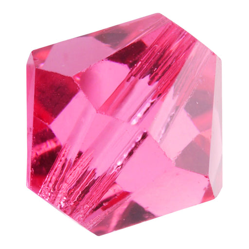 Preciosa Czech Crystal, Bicone Bead 5mm, Rose (32 Pieces)