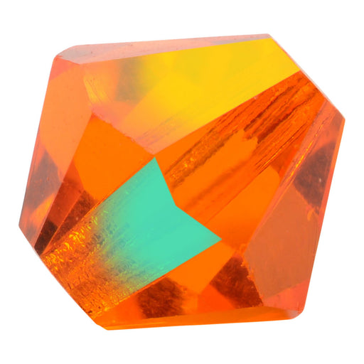 Preciosa Czech Crystal, Bicone Bead 5mm, Sun AB (32 Pieces)