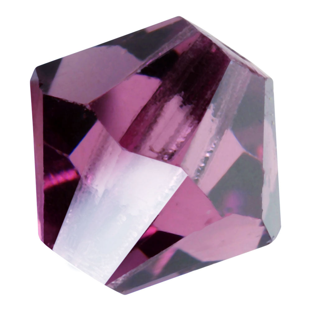 Preciosa Czech Crystal, Bicone Bead 6mm, Amethyst (36 Pieces)