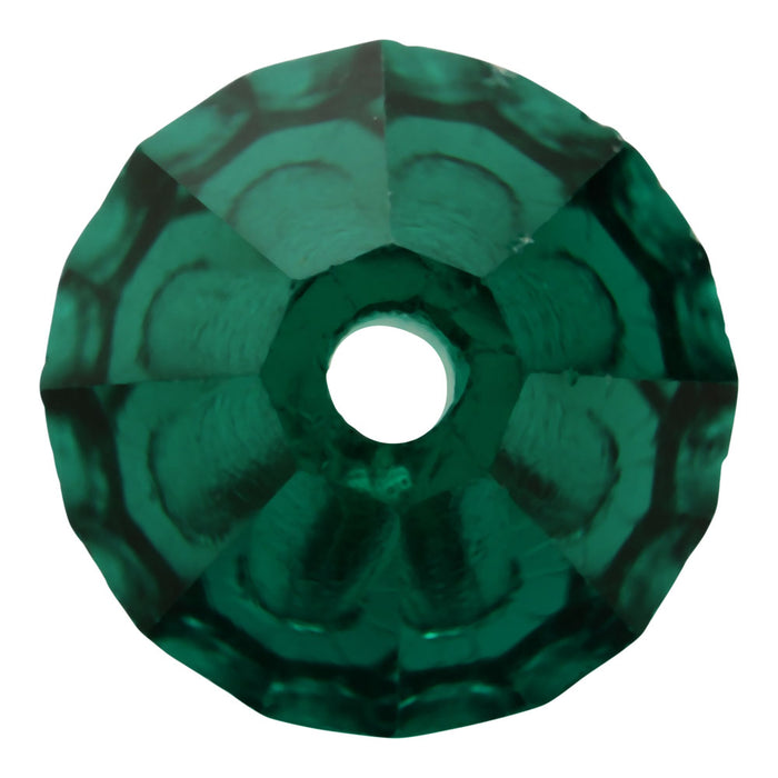 Preciosa Czech Crystal, Bicone Bead 6mm, Emerald (36 Pieces)
