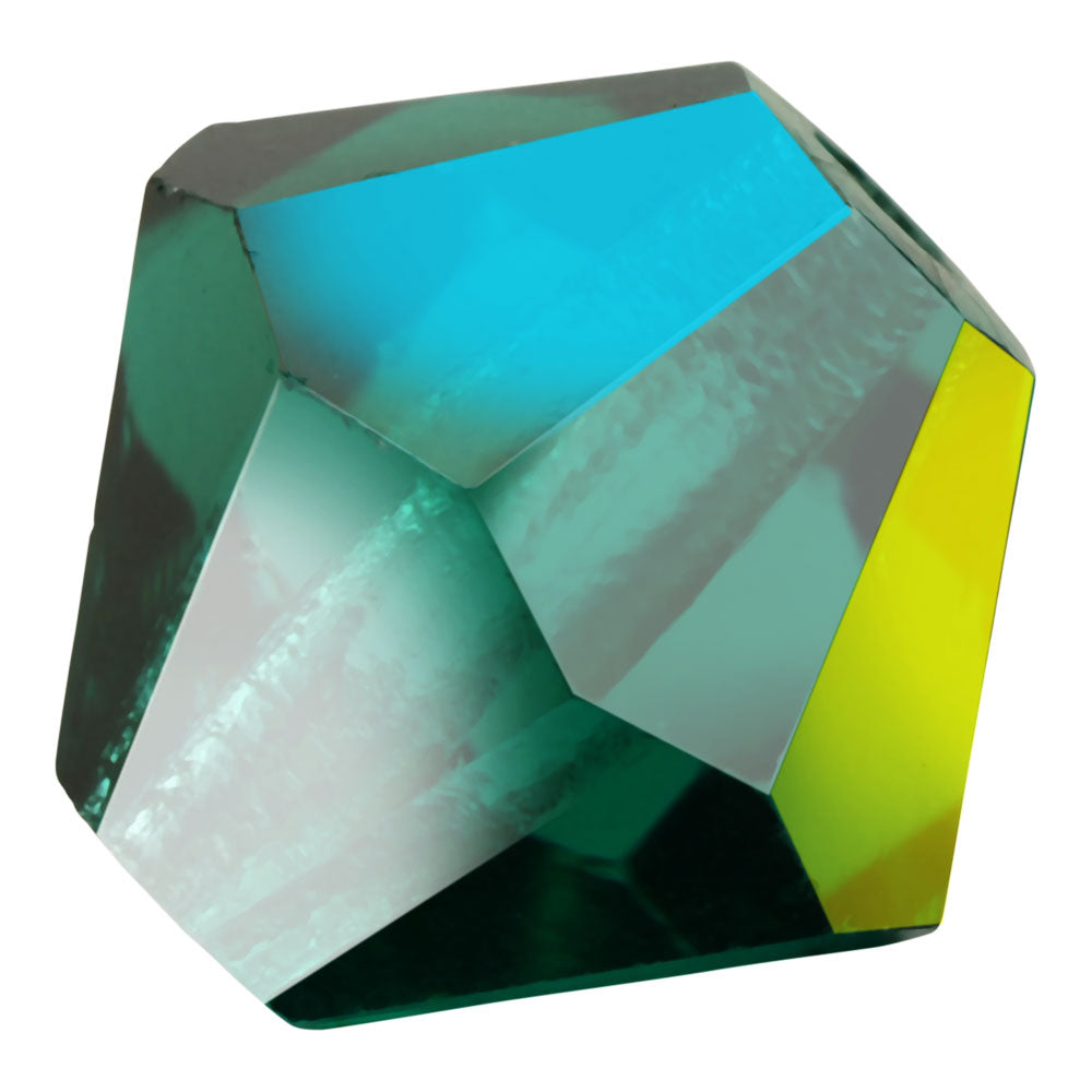 Preciosa Czech Crystal, Bicone Bead 6mm, Emerald AB (36 Pieces)