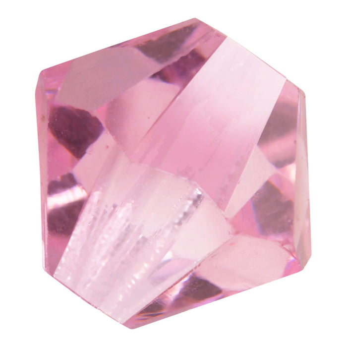 Preciosa Czech Crystal, Bicone Bead 6mm, Pink Sapphire (36 Pieces)