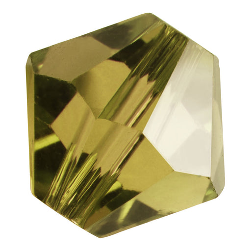 Preciosa Czech Crystal, Bicone Bead 6mm, Gold Beryl (36 Pieces)