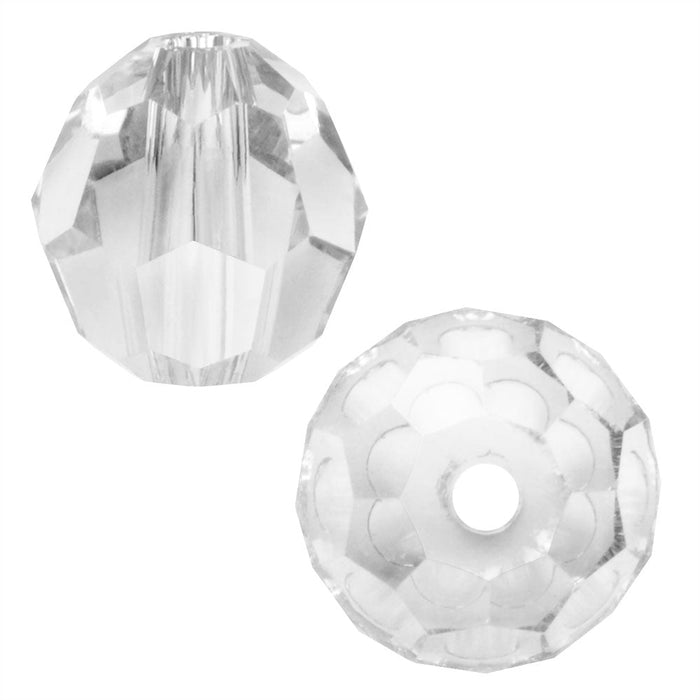 Preciosa Czech Crystal, Round Bead 3mm, Crystal (40 Pieces)