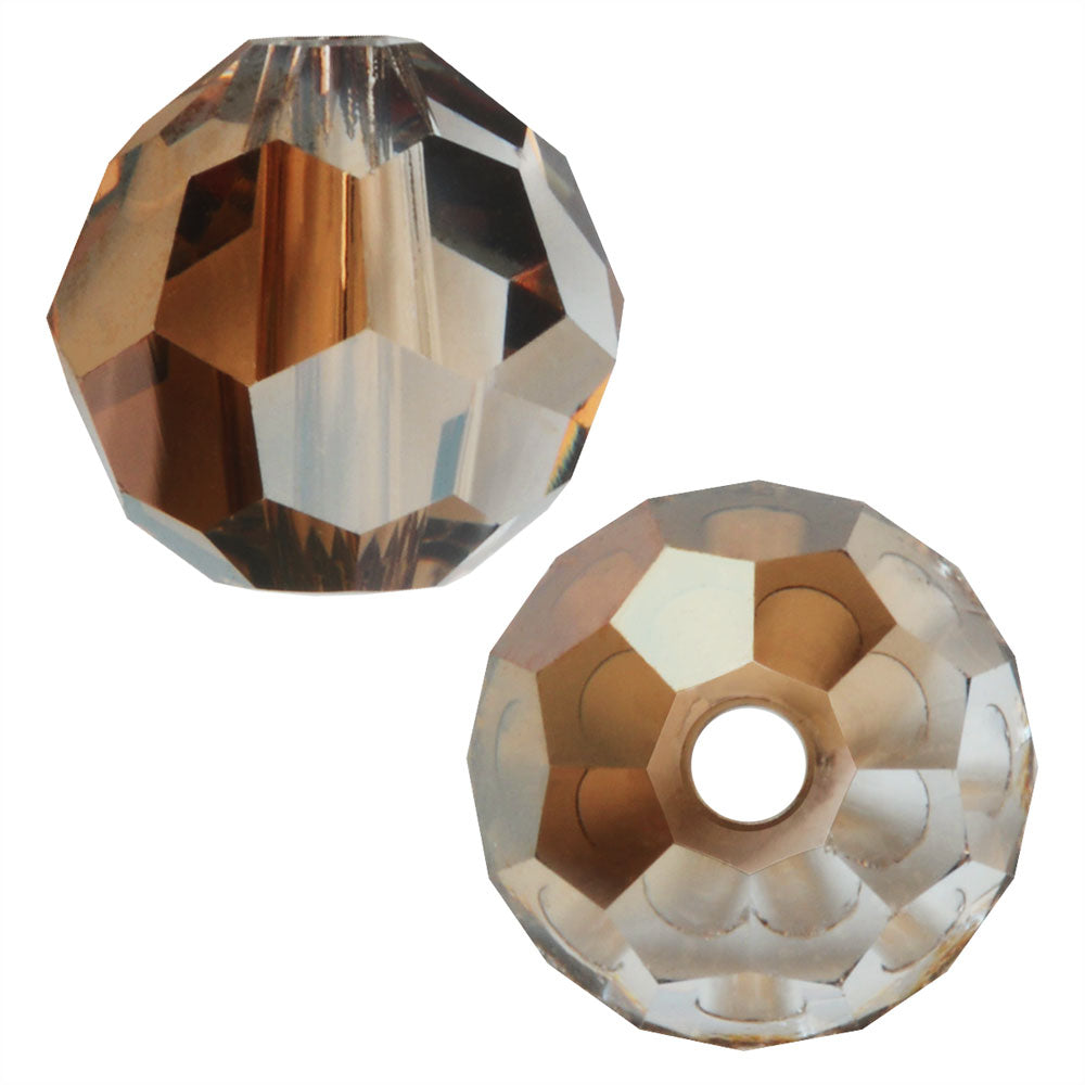 Preciosa Czech Crystal, Round Bead 4mm, Crystal Venus (40 Pieces)
