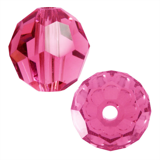 Preciosa Czech Crystal, Round Bead 4mm, Rose (40 Pieces)