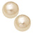 Preciosa Crystal Nacre Pearl, Round 10mm, Light Creamrose (10 Pieces)