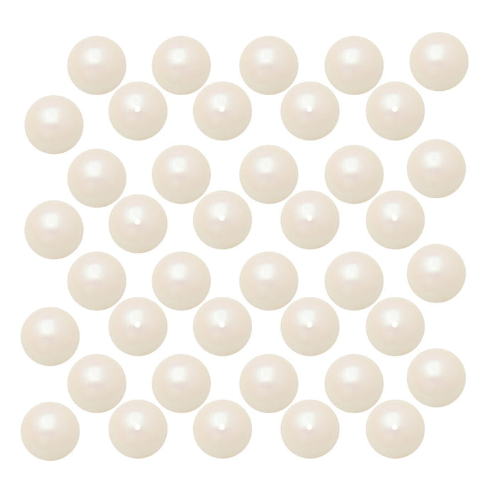Preciosa Crystal Nacre Pearl, Round 4mm, Pearlescent White (40 Pieces)