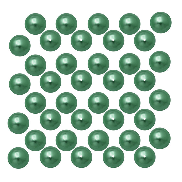 Preciosa Crystal Nacre Pearl, Round 4mm, Pearlescent Green (40 Pieces)