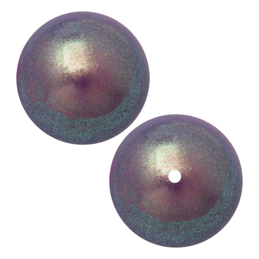 Preciosa Crystal Nacre Pearl, Round 4mm, Pearlescent Violet (40 Pieces)