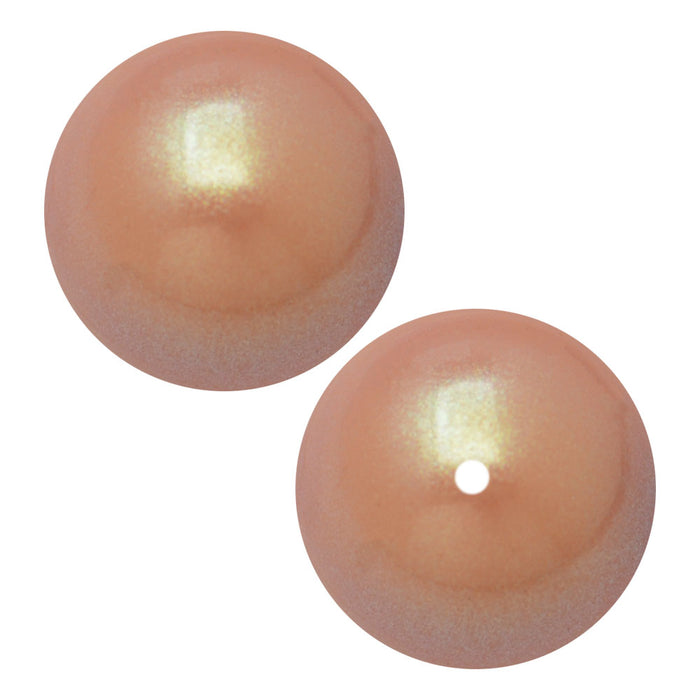 Preciosa Crystal Nacre Pearl, Round 4mm, Pearlescent Pink (40 Pieces)