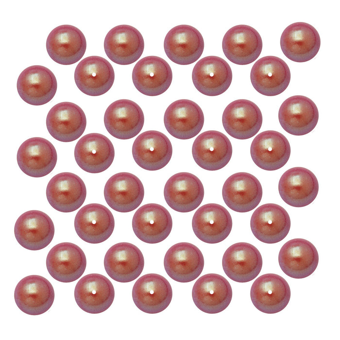 Preciosa Crystal Nacre Pearl, Round 4mm, Pearlescent Red (40 Pieces)