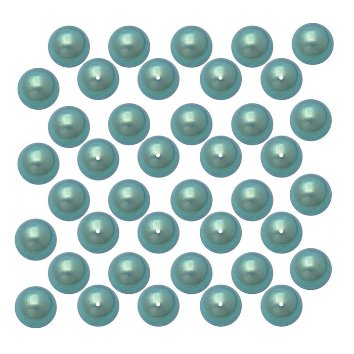 Preciosa Crystal Nacre Pearl, Round 4mm, Pearlescent Blue (40 Pieces)